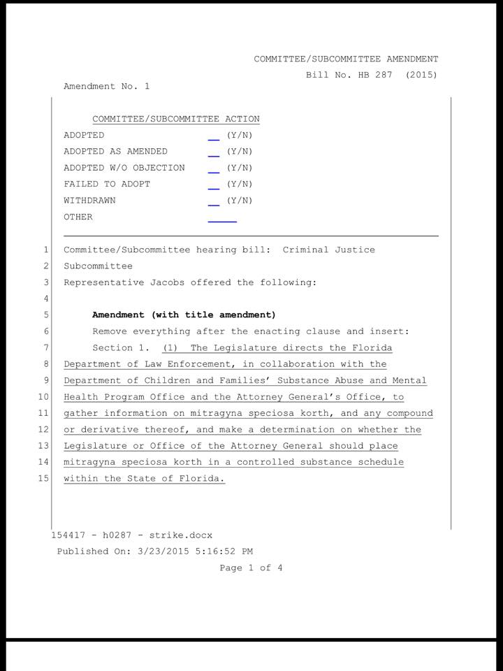 kratom remains legal in florida